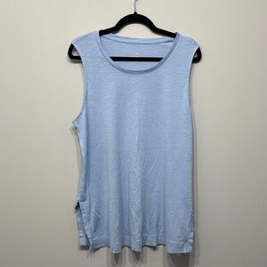 J Jill Pima Sleeveless Tunic Colour Light Blue Size XL
